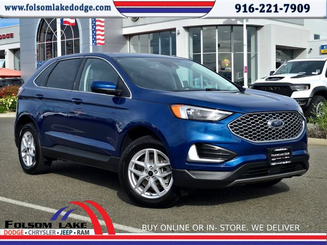 Blue Metallic 2024 Ford Edge SEL AWD SUV / Crossover All-Wheel Drive 8-Speed Automatic