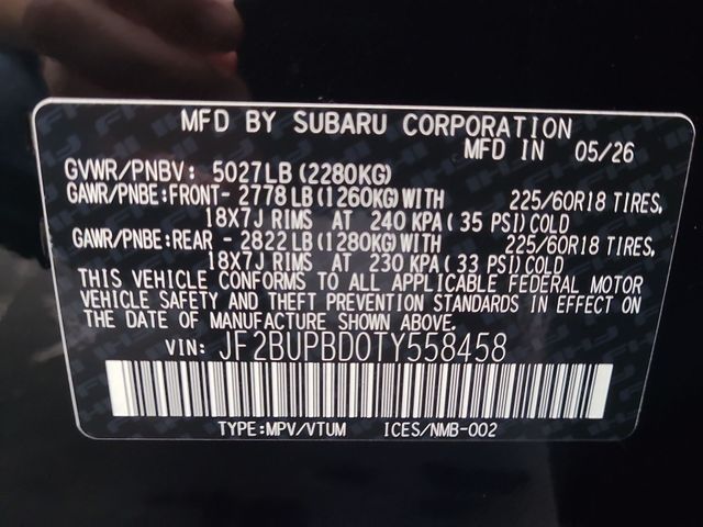 2026 – Subaru – Outback