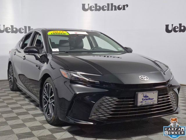 Midnight Black Metallic 2025 Toyota Camry Sedan Front-Wheel Drive Continuously Variable Transmission