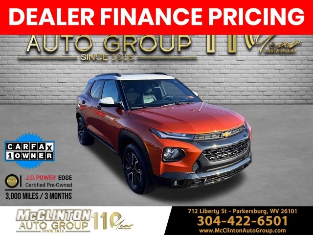 2022 Vivid Orange Metallic Chevrolet TrailBlazer ACTIV AWD SUV