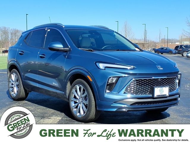 Ocean Blue Metallic 2024 Buick Encore GX SUV / Crossover All-Wheel Drive 9-Speed Automatic