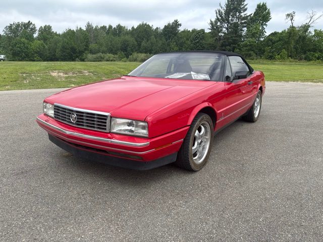 Red 1992 Cadillac Allante FWD Convertible Front-Wheel Drive 4-Speed Automatic