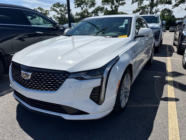 Summit White 2024 Cadillac CT4 Luxury AWD Sedan All-Wheel Drive 8-Speed Automatic