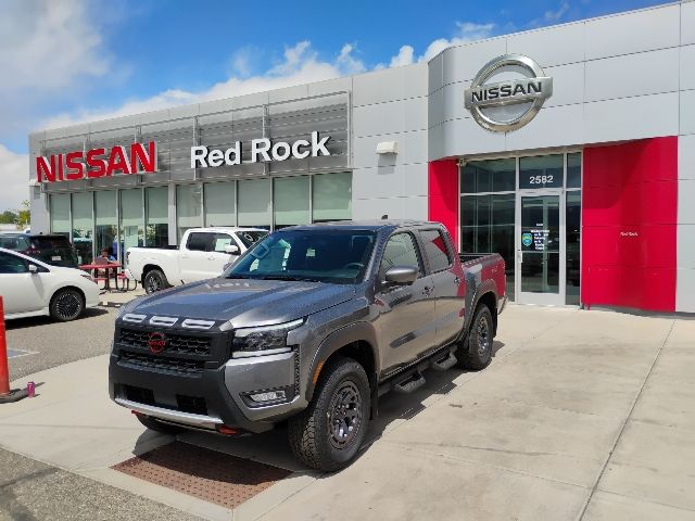 Gray (Gun Metallic) 2026 Nissan Frontier PRO-4X Crew Cab 4WD Pickup Truck Four-Wheel Drive 9-Speed Automatic Overdrive