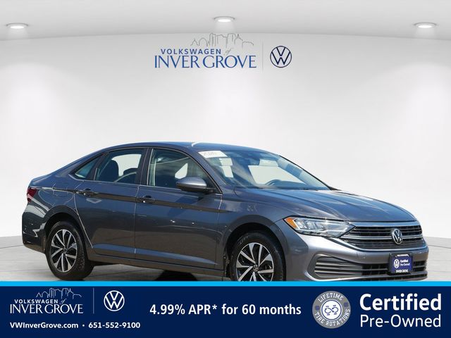 Platinum Gray Metallic 2024 Volkswagen Jetta Sedan Front-Wheel Drive 8-Speed Automatic