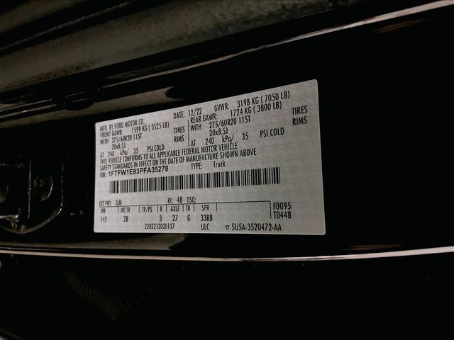 2023 Ford F-150 Lariat Black at Phil Fitts Ford