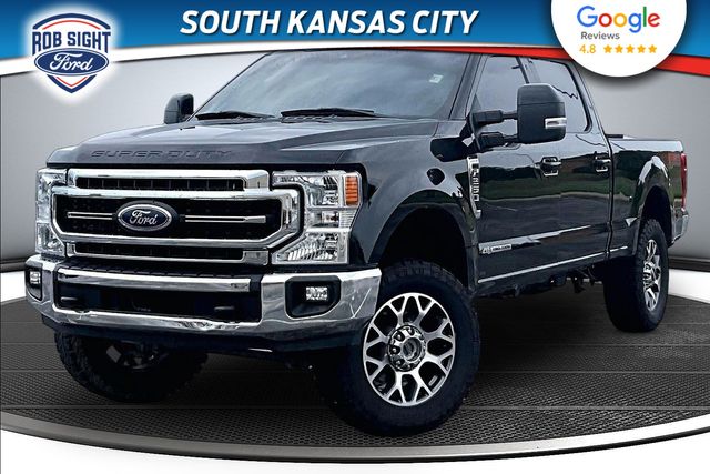 Black Metallic 2021 Ford F-250 Super Duty Pickup Truck Four-Wheel Drive Automatic
