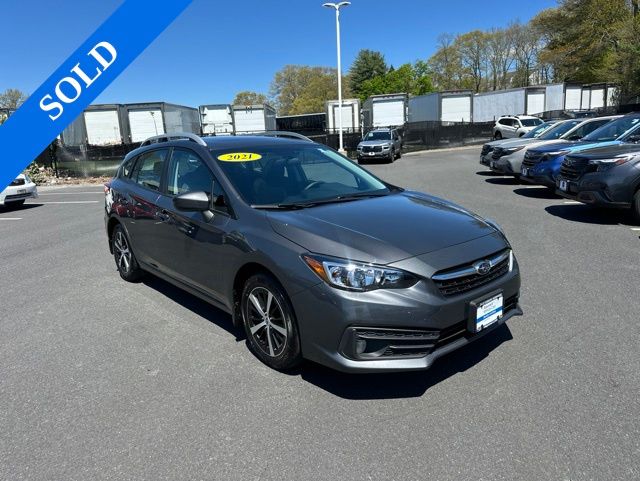 Magnetite Gray Metallic 2021 Subaru Impreza Premium Wagon AWD Wagon All-Wheel Drive Continuously Variable Transmission