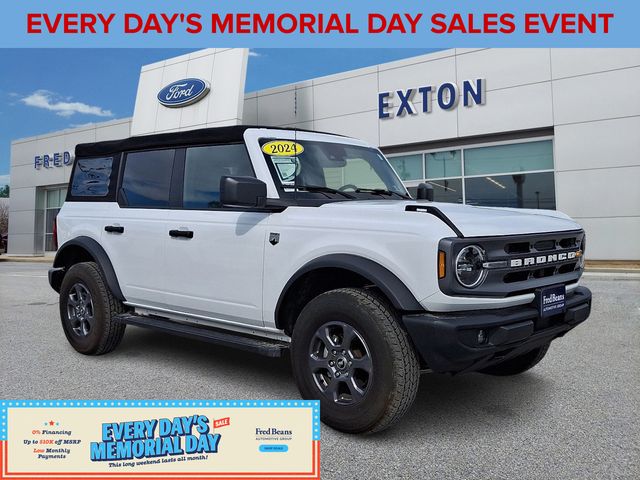 Oxford White 2024 Ford Bronco Big Bend 4-Door 4WD SUV / Crossover Four-Wheel Drive Automatic