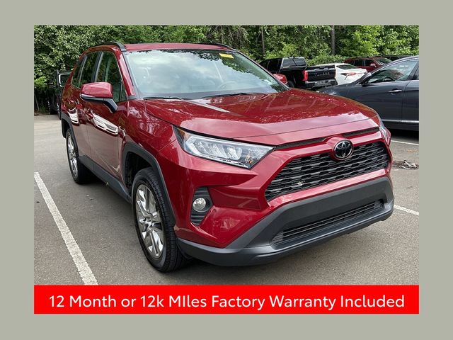 Red (Ruby Flare Pearl) 2021 Toyota RAV4 XLE Premium FWD SUV / Crossover Front-Wheel Drive 8-Speed Automatic