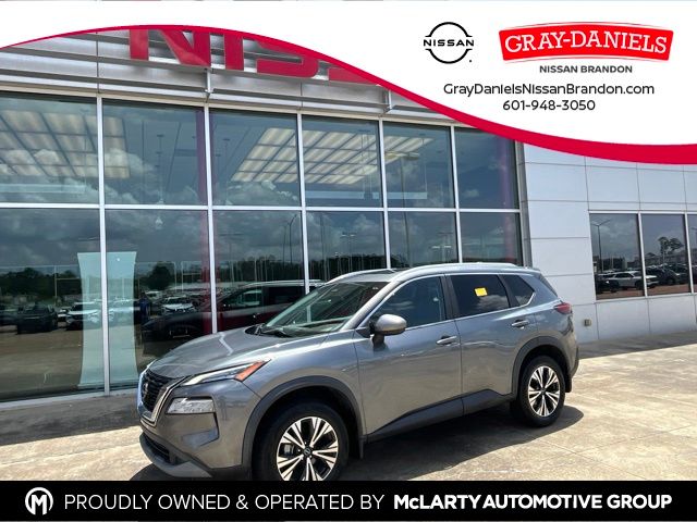 Gray (Gun Metallic) 2023 Nissan Rogue SUV / Crossover Front-Wheel Drive Continuously Variable Transmission
