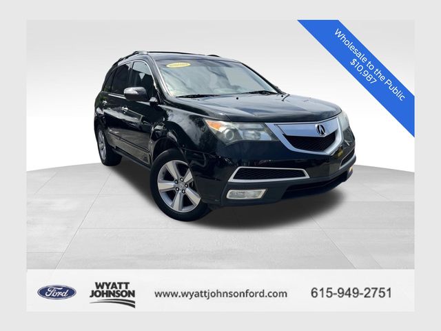 Crystal Black Pearl 2012 Acura MDX SUV / Crossover All-Wheel Drive 6-Speed Automatic