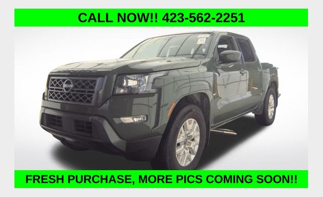Tactical Green Metallic 2024 Nissan Frontier SV Crew Cab RWD Pickup Truck 4X2 9-Speed Automatic Overdrive