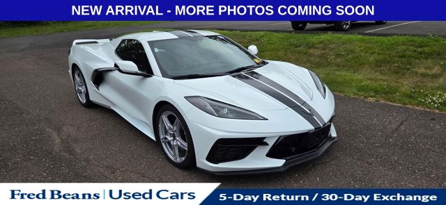 Arctic White 2022 Chevrolet Corvette Stingray 3LT Convertible RWD Convertible Rear-Wheel Drive 8-Speed Dual Clutch