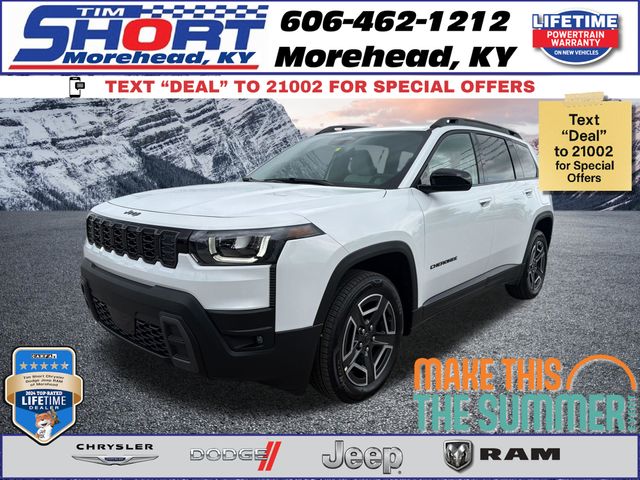 Bright White Clearcoat 2026 Jeep Cherokee SUV / Crossover Four-Wheel Drive Continuously Variable Transmission