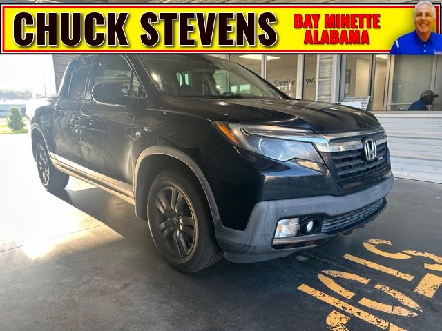 Black 2019 Honda Ridgeline Pickup Truck All-Wheel Drive 6-Speed Automatic