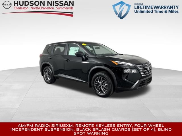 2025 Super Black Nissan Rogue S FWD SUV