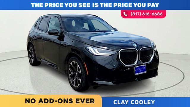 Black Sapphire Metallic 2025 BMW X3 SUV / Crossover All-Wheel Drive 8-Speed Automatic