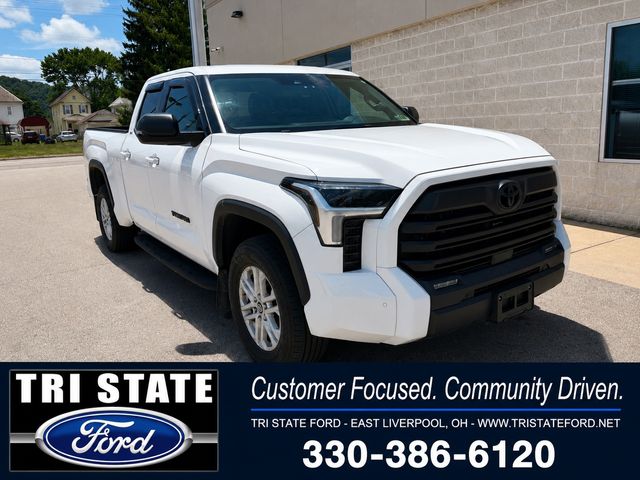 White 2022 Toyota Tundra Pickup Truck Four-Wheel Drive Automatic