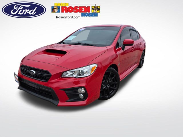 Pure Red 2020 Subaru WRX Premium AWD Sedan All-Wheel Drive 6-Speed Manual