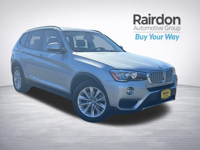 Glacier Silver Metallic 2017 BMW X3 xDrive28i AWD SUV / Crossover All-Wheel Drive 8-Speed Automatic