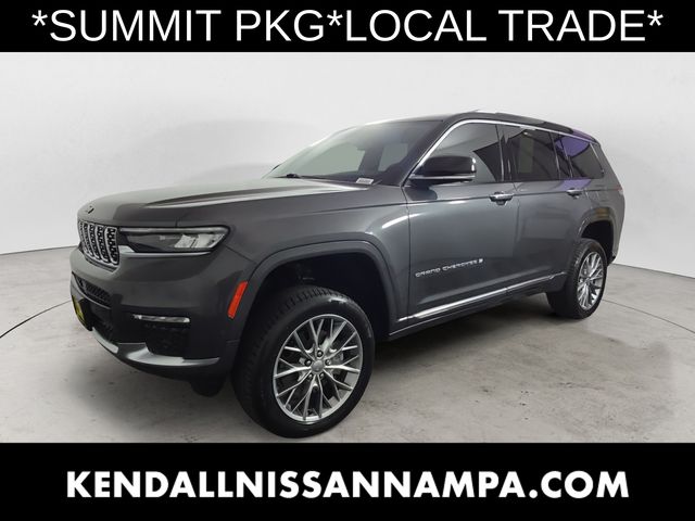 Gray Metallic 2022 Jeep Grand Cherokee L SUV / Crossover Four-Wheel Drive 8-Speed Automatic