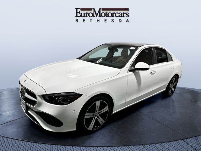 Polar White 2026 Mercedes-Benz C-Class Sedan All-Wheel Drive 9-Speed Automatic