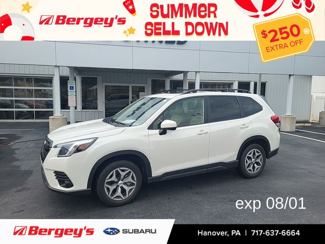 Crystal White Pearl 2024 Subaru Forester SUV / Crossover All-Wheel Drive Continuously Variable Transmission