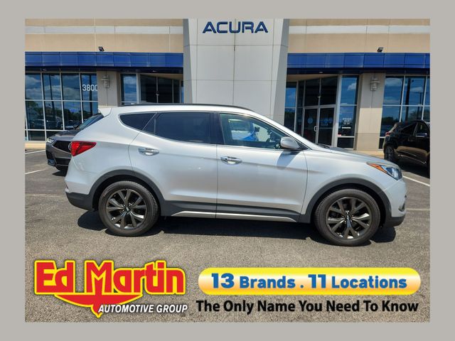 Sparkling Silver 2018 Hyundai Santa Fe Sport 2.0T Ultimate AWD SUV / Crossover All-Wheel Drive 6-Speed Automatic