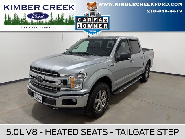 Iconic Silver Metallic 2020 Ford F-150 Pickup Truck Four-Wheel Drive Automatic