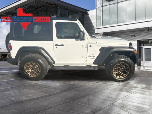 2020 Bright White Clearcoat Jeep Wrangler Sport S 4X4 SUV