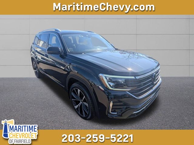 Deep Black 2024 Volkswagen Atlas SEL Premium R-Line 4Motion AWD SUV / Crossover All-Wheel Drive 8-Speed Automatic