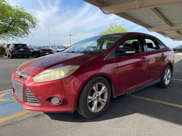 Ruby Red 2014 Ford Focus SE Sedan Front-Wheel Drive 6-Speed Automatic