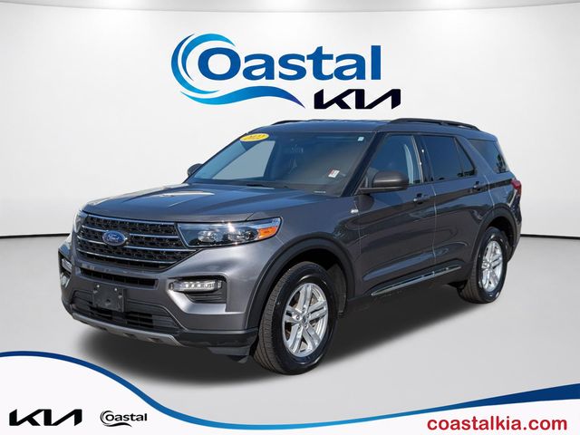 Gray Metallic 2022 Ford Explorer SUV / Crossover All-Wheel Drive Automatic