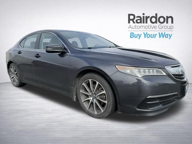 Crystal Black Pearl 2015 Acura TLX V6 FWD with Technology Package Sedan Front-Wheel Drive 9-Speed Automatic