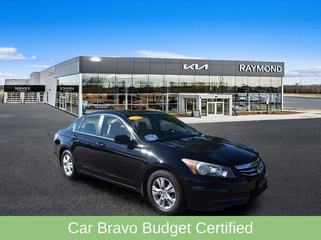 Black 2012 Honda Accord Sedan Front-Wheel Drive 5-Speed Automatic Overdrive