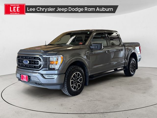 Gray Metallic 2022 Ford F-150 XLT SuperCrew 4WD Pickup Truck Four-Wheel Drive Automatic