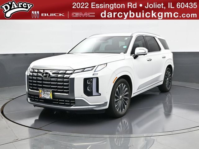 Hyper White 2023 Hyundai Palisade Calligraphy AWD SUV / Crossover All-Wheel Drive 8-Speed Automatic
