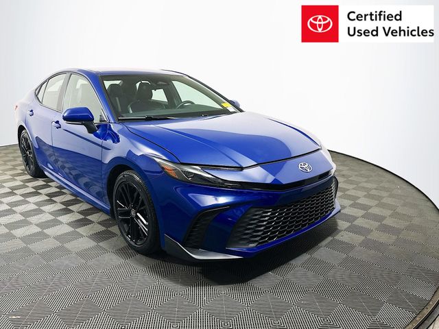 Blue 2025 Toyota Camry Sedan Front-Wheel Drive Continuously Variable Transmission