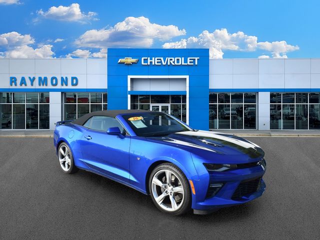 Hyper Blue Metallic 2016 Chevrolet Camaro Convertible Rear-Wheel Drive 8-Speed Automatic