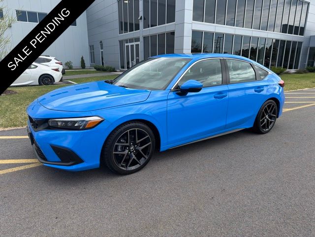 Blue Pearl 2022 Honda Civic Hatchback Hatchback Front-Wheel Drive Continuously Variable Transmission
