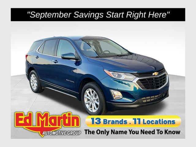 Pacific Blue Metallic 2019 Chevrolet Equinox SUV / Crossover Four-Wheel Drive 6-Speed Automatic Overdrive