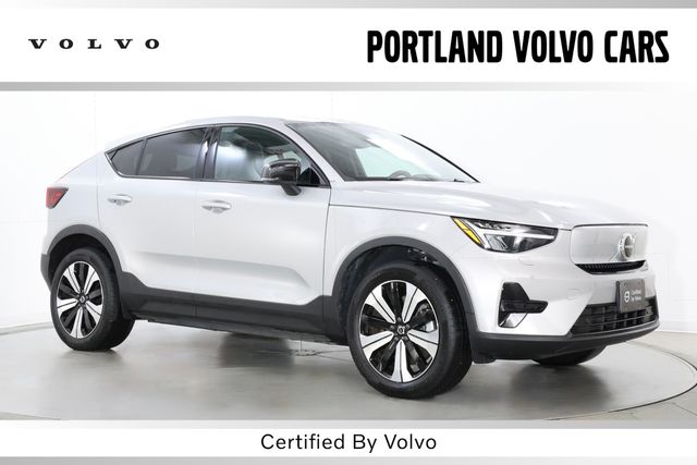 Silver Dawn Metallic 2023 Volvo C40 Recharge SUV / Crossover All-Wheel Drive 1-Speed Automatic