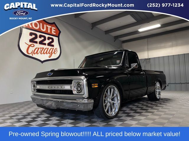 Black 1970 Chevrolet C/K 10 Pickup Truck Automatic