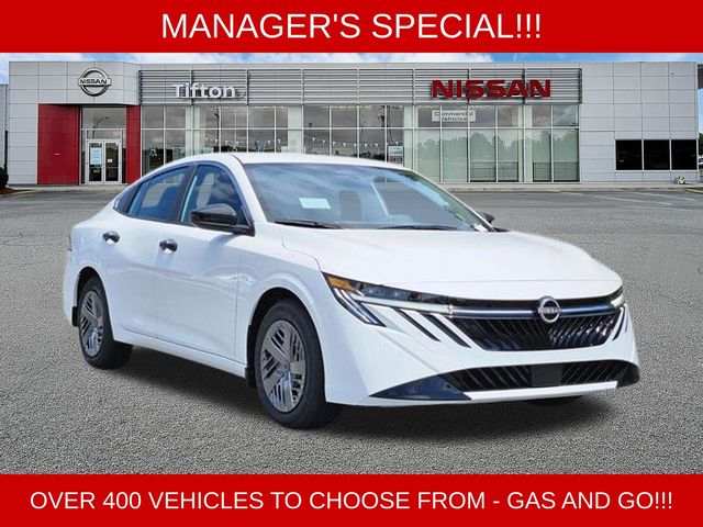 White (Fresh Powder) 2026 Nissan Sentra Sedan Front-Wheel Drive Continuously Variable Transmission