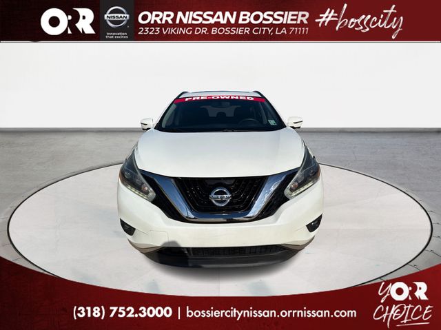 Pearl White 2018 Nissan Murano SV FWD SUV / Crossover Front-Wheel Drive Continuously Variable Transmission