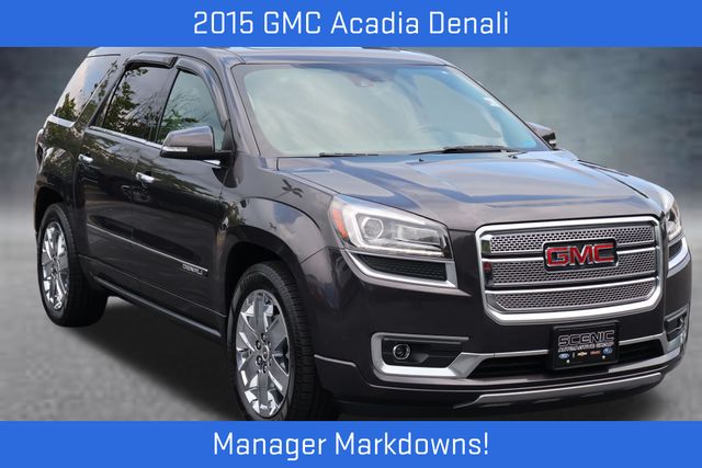 Gray (Iridium Metallic) 2015 GMC Acadia SUV / Crossover Front-Wheel Drive 6-Speed Automatic