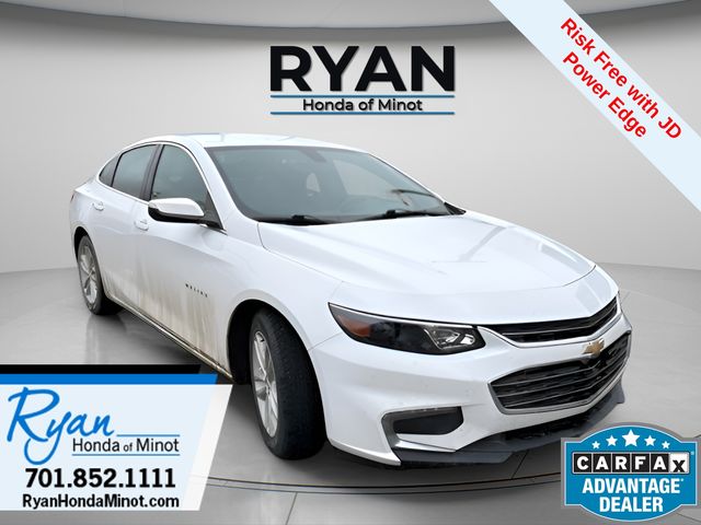Summit White 2018 Chevrolet Malibu LT FWD Sedan Front-Wheel Drive 6-Speed Automatic