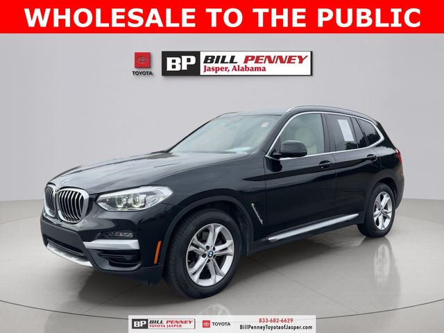 Jet Black 2021 BMW X3 sDrive30i RWD SUV / Crossover Rear-Wheel Drive 8-Speed Automatic