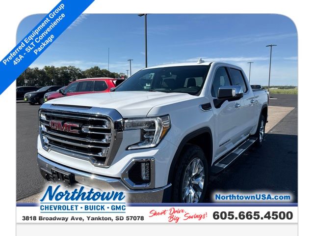 Summit White 2021 GMC Sierra 1500 Pickup Truck Four-Wheel Drive 8-Speed Automatic